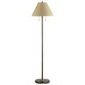 Radiant 60 W x 2 Soho Floor Lamp With Pullchain Switch, Rust Finish RA49398